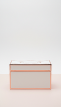 Beauty kit with rose gold accents