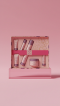 Luxury beauty kit rose gold packaging